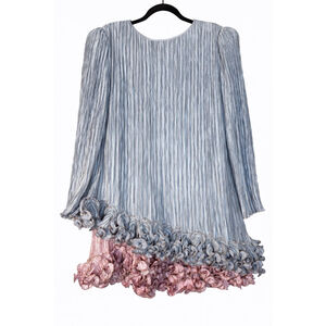 Women's Pierre Labiche Silver Pink Mini Dress Size 8